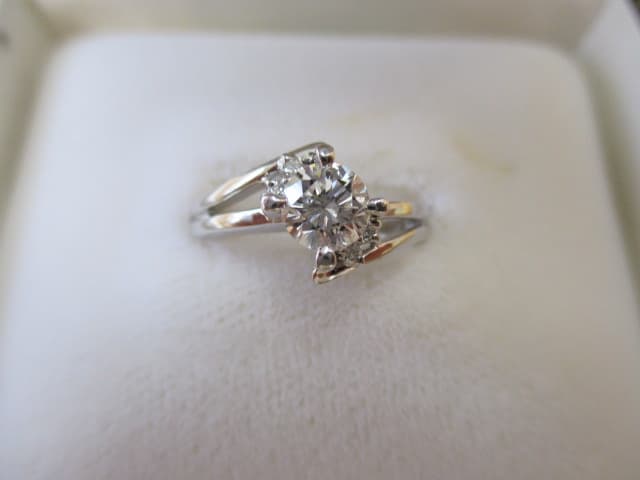 プラチナ900　ダイヤリング　【長岡店】 新潟県長岡市にあるザ・ゴールド 長岡店の画像1
