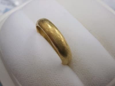 K18甲丸リング【新潟中央店】 新潟県新潟市にあるザ・ゴールド 新潟中央店（※新潟上近江店に移転いたしました）の画像1