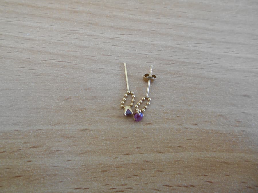 １８金ピアス【新潟中央店】 新潟県新潟市にあるザ・ゴールド 新潟中央店（※新潟上近江店に移転いたしました）の画像1