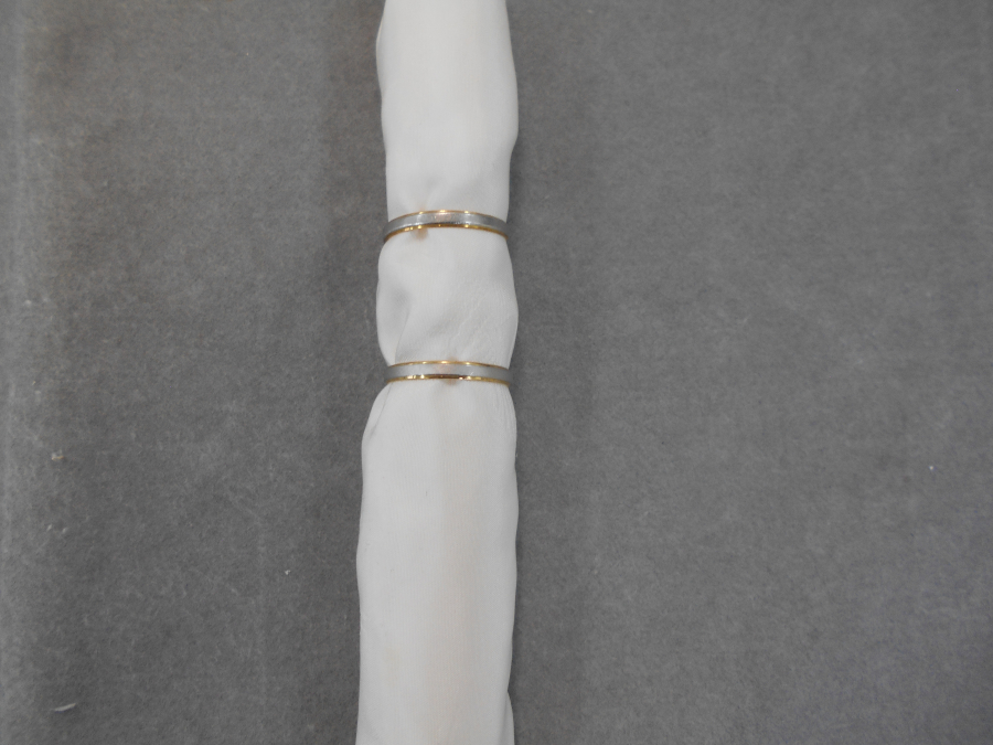 １８金とプラチナのコンビのリング買取実績【新潟中央店/新潟県/新潟市】 新潟県新潟市にあるザ・ゴールド 新潟中央店（※新潟上近江店に移転いたしました）の画像1