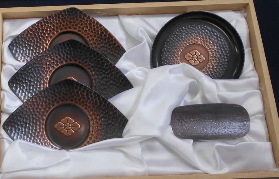 銅製の茶托セット【新潟中央店】 新潟県新潟市にあるザ・ゴールド 新潟中央店（※新潟上近江店に移転いたしました）の画像1