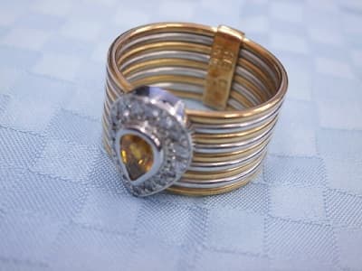 メレダイヤ付き18金リング【新潟中央店】 新潟県新潟市にあるザ・ゴールド 新潟中央店（※新潟上近江店に移転いたしました）の画像1