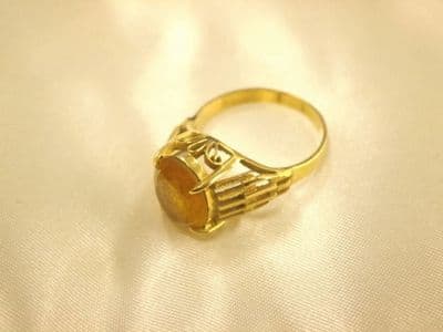 18金色石リング【新潟中央店】 新潟県新潟市にあるザ・ゴールド 新潟中央店（※新潟上近江店に移転いたしました）の画像1