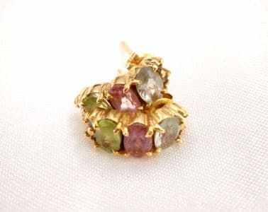 18金カラーストーンピアス【新潟中央店】 新潟県新潟市にあるザ・ゴールド 新潟中央店（※新潟上近江店に移転いたしました）の画像1