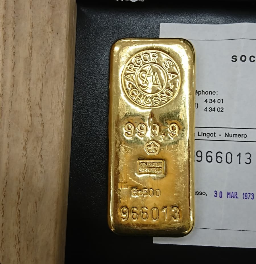 インゴットの買取実績【新潟西店/新潟県/新潟市西区】 新潟県新潟市にあるザ・ゴールド 新潟西店の画像1
