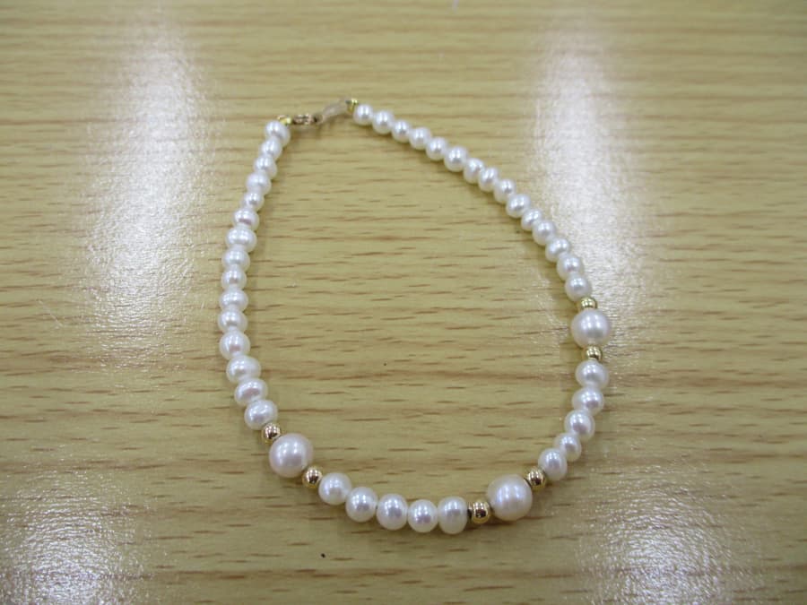 真珠（パール）ブレスレットの買取実績【新潟西店/新潟県/新潟市西区】 新潟県新潟市にあるザ・ゴールド 新潟西店の画像1