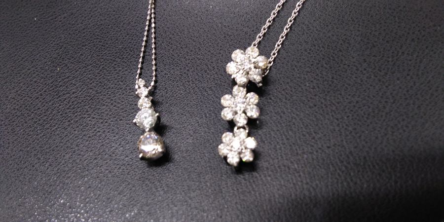 ダイヤつきネックレスの買取り実績【新潟西店/新潟県/新潟市西区】 新潟県新潟市にあるザ・ゴールド 新潟西店の画像1