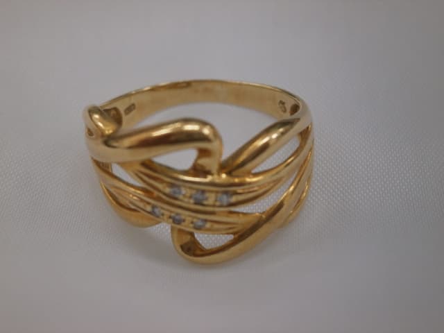 K18ダイヤモンドリングの買取実績【新潟西店/新潟県/新潟市西区】 新潟県新潟市にあるザ・ゴールド 新潟西店の画像1