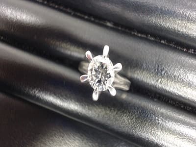 1カラットプラチナ900リング　【いわき平店】 福島県いわき市にあるザ・ゴールド いわき平店（※平谷川瀬店に移転いたしました）の画像1