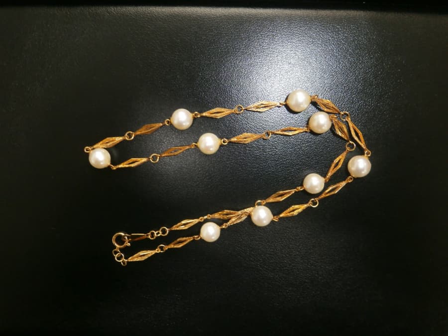 18金パールネックレスの買取実績【いわき平店/福島県/いわき市】 福島県いわき市にあるザ・ゴールド いわき平店（※平谷川瀬店に移転いたしました）の画像1