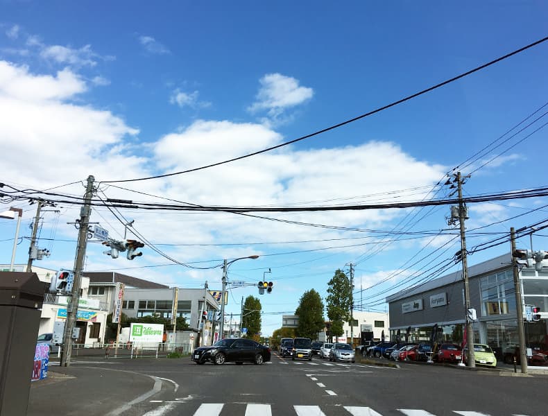 安積町方面からお越しの場合（東部幹線）