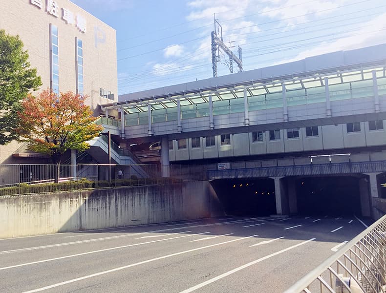 郡山駅西口方面からお越しの場合