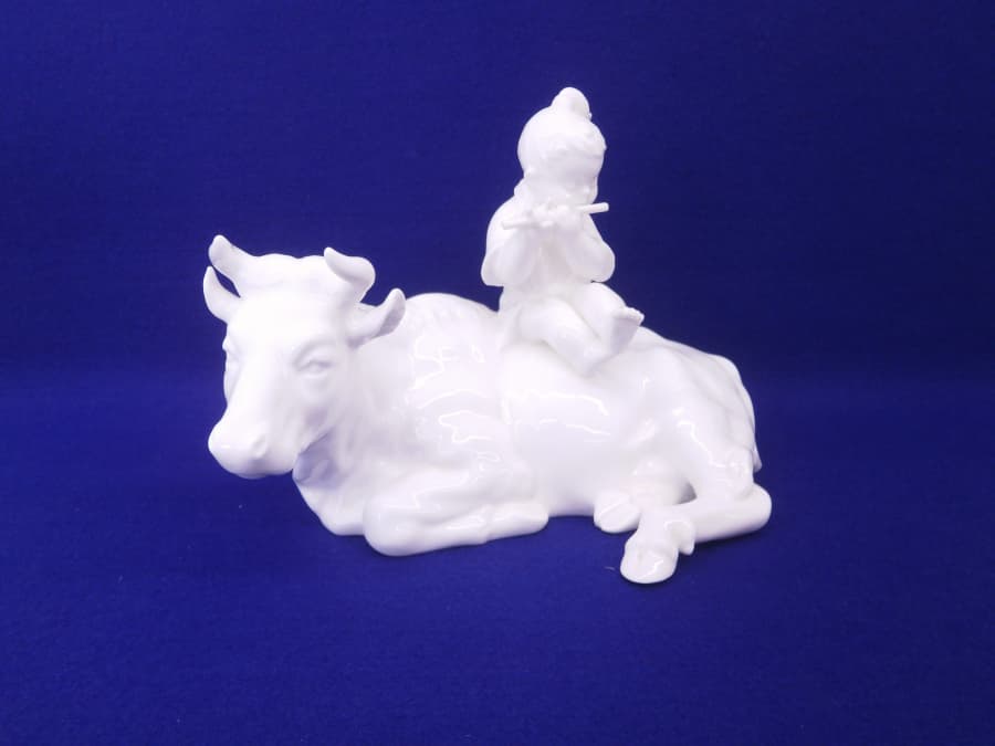 ノリタケスタジオコレクション　笛吹童子と牛【郡山横塚店】 福島県郡山市にあるザ・ゴールド 郡山横塚店の画像1