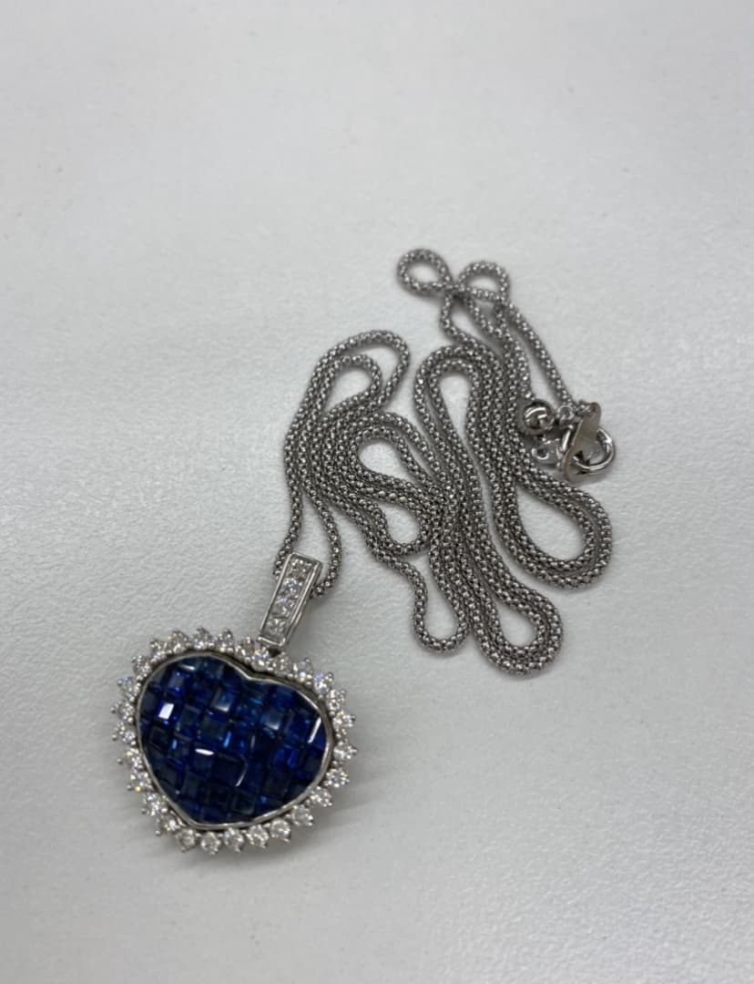 18金　サファイアネックレスの買取実績【郡山横塚店/福島県/郡山市】 