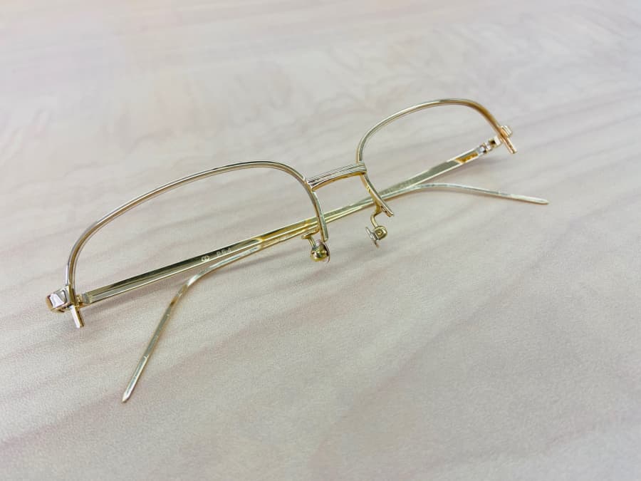 18金　金縁メガネフレームの買取実績【郡山横塚店/福島県/郡山市】 福島県郡山市にあるザ・ゴールド 郡山横塚店の画像1