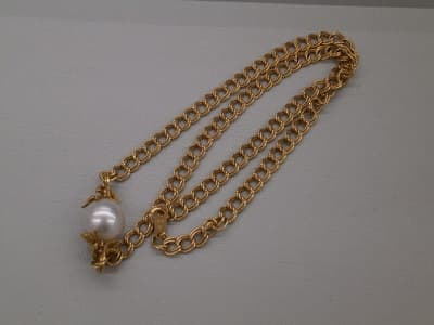 18金　真珠付きネックレス【郡山横塚店】 福島県郡山市にあるザ・ゴールド 郡山横塚店の画像1