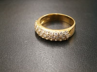 18金ダイヤリング【郡山横塚店】 福島県郡山市にあるザ・ゴールド 郡山横塚店の画像1