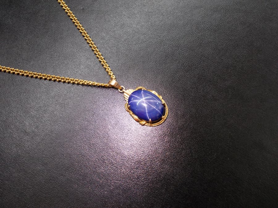 18金　色石付きネックレス【郡山横塚店】 福島県郡山市にあるザ・ゴールド 郡山横塚店の画像1