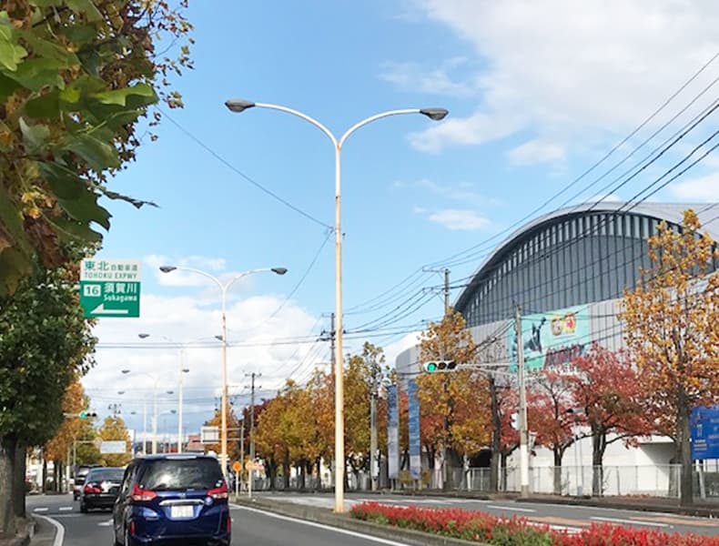 天栄村・長沼方面からお越しの場合（須賀川インター線）