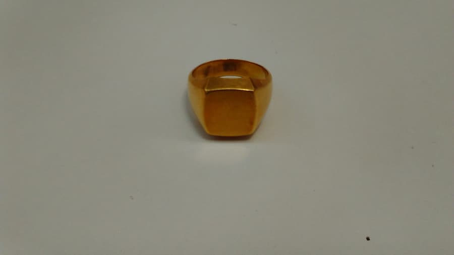 18金印台リング【須賀川インター店】 福島県須賀川市にあるザ・ゴールド 須賀川インター店の画像1