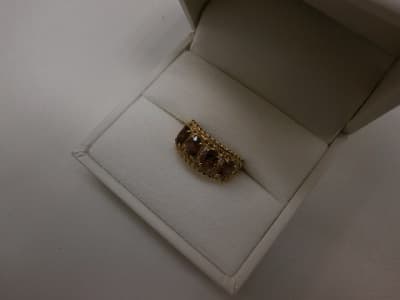 18金　色石リング【須賀川インター店】 福島県須賀川市にあるザ・ゴールド 須賀川インター店の画像1