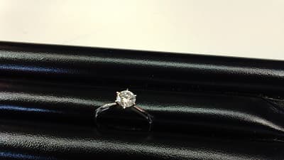 0.514カラット　プラチナダイヤモンドリング【須賀川インター店】 福島県須賀川市にあるザ・ゴールド 須賀川インター店の画像1