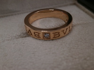 ブルガリブルガリ（ダブルロゴ）１Pリング【須賀川インター店】