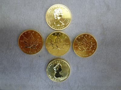 メイプルリーフ金貨　【新白河店】 福島県白河市にあるザ・ゴールド 新白河店の画像1