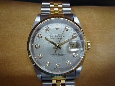 ロレックス　デイトジャスト　10Pダイヤ【新白河店】 福島県白河市にあるザ・ゴールド 新白河店の画像1