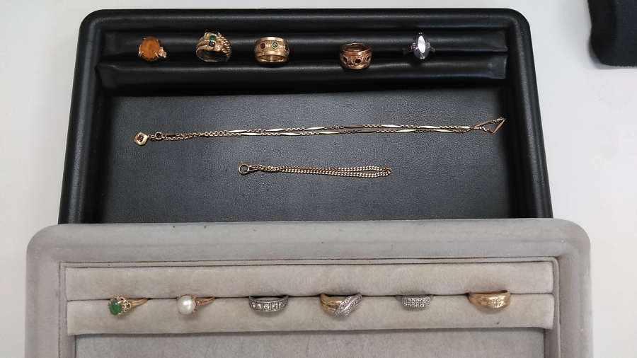 ダイヤ付18金リング、ネックレス、リングなどの買取実績【新白河店/福島県/白河市】 福島県白河市にあるザ・ゴールド 新白河店の画像1