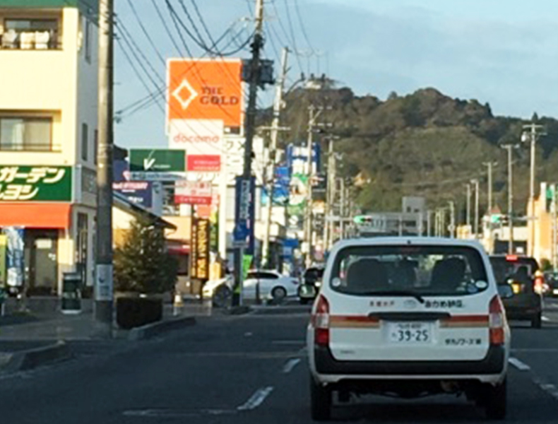 泉方面からお越しの場合（県道15号線・県道2６号線（鹿島街道））