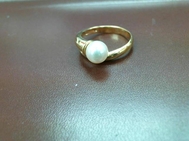 18金パール付きのリング【いわき小名浜店】 福島県いわき市にあるザ・ゴールド いわき小名浜店の画像1