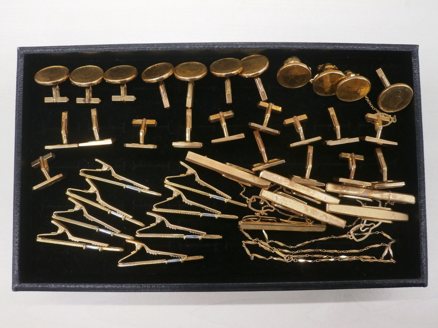 １８金タイピン、カフスボタンの買取実績【いわき小名浜店/福島県/いわき市】 福島県いわき市にあるザ・ゴールド いわき小名浜店の画像1