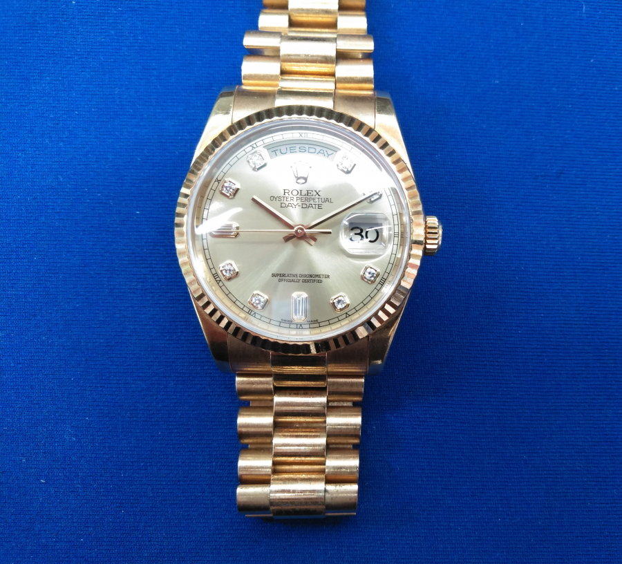 ロレックス　デイデイトの買取実績【いわき小名浜店/福島県/いわき市】 福島県いわき市にあるザ・ゴールド いわき小名浜店の画像1