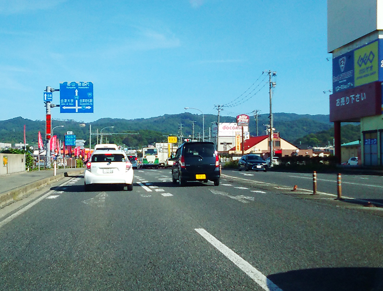 新潟方面からお越しの場合（会津若松ICより、国道49号線）