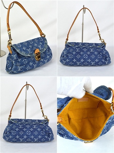 ルイヴィトン　モノグラムデニムミニプリーティ【福島店】