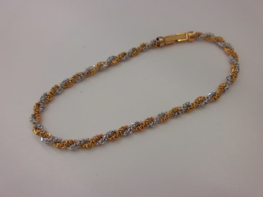 18金プラチナコンビブレスレットの買取実績【南吉成店/宮城県/仙台市】 宮城県仙台市にあるザ・ゴールド 南吉成店の画像1