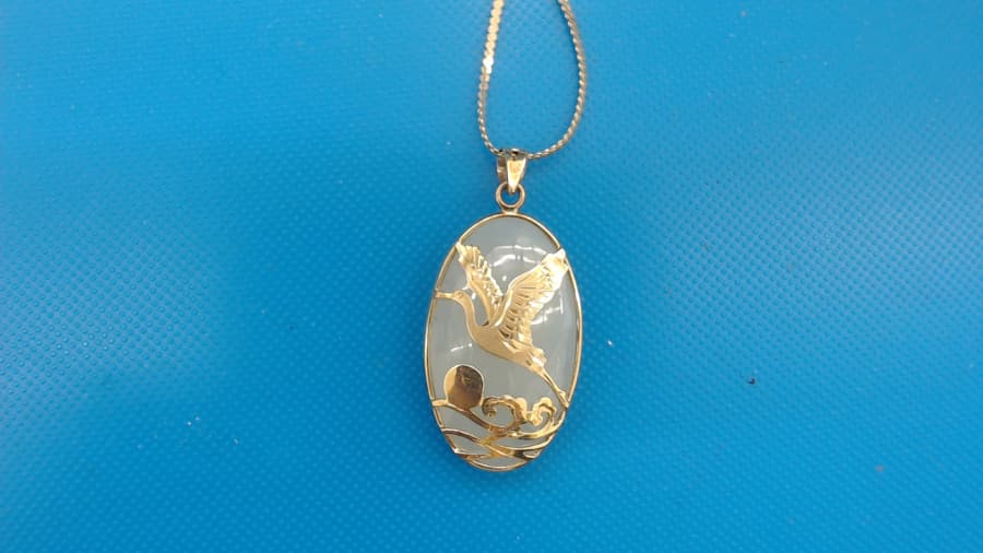 14金色石付ネックレスの買取実績【南吉成店/宮城県/仙台市】 宮城県仙台市にあるザ・ゴールド 南吉成店の画像1