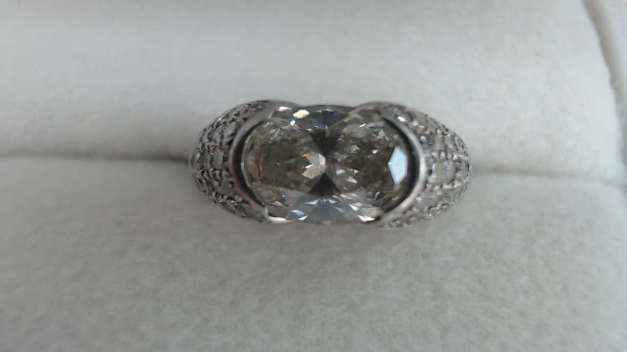 プラチナ850　ダイヤのリングの買取実績【南吉成店/宮城県/仙台市】 宮城県仙台市にあるザ・ゴールド 南吉成店の画像1