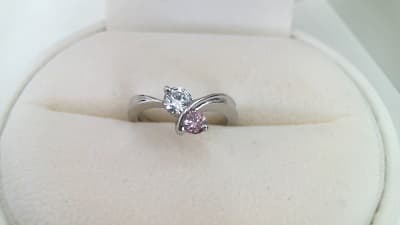 プラチナリング、ピンクダイヤ【南吉成店】 宮城県仙台市にあるザ・ゴールド 南吉成店の画像1