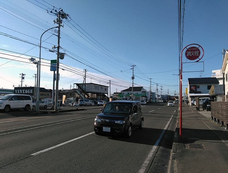 利府方面からお越しの場合