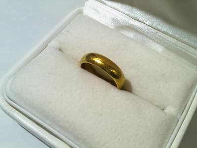 24金製リングの買取実績【東仙台店/宮城県／仙台市/宮城野区】 宮城県仙台市にあるザ・ゴールド 東仙台店の画像1