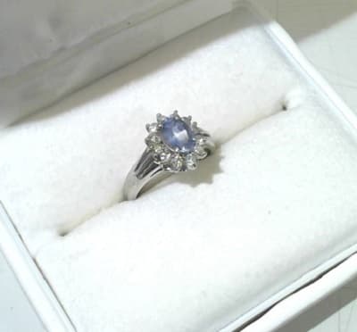 プラチナ850製ダイヤモンド付リング【東仙台店】 宮城県仙台市にあるザ・ゴールド 東仙台店の画像1