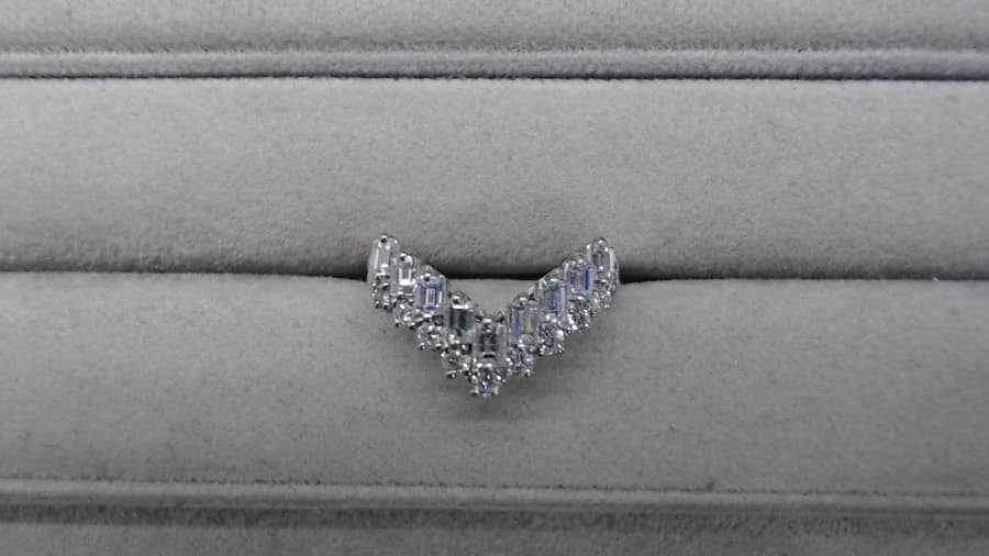 プラチナ900　1ctダイヤリング 宮城県仙台市にあるザ・ゴールド 東仙台店の画像1