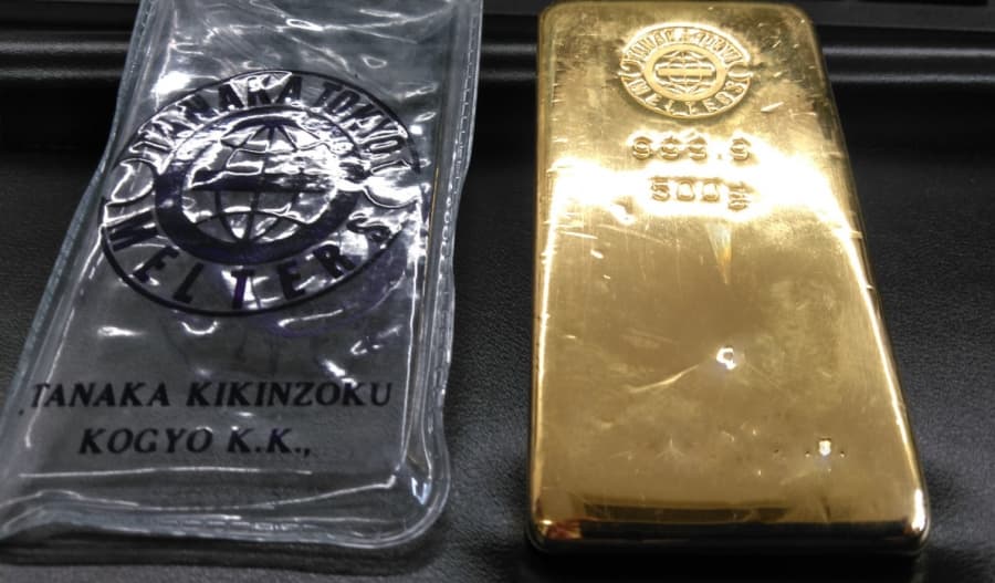 インゴットの買取実績【東仙台店/宮城県/仙台市宮城野区】 宮城県仙台市にあるザ・ゴールド 東仙台店の画像1