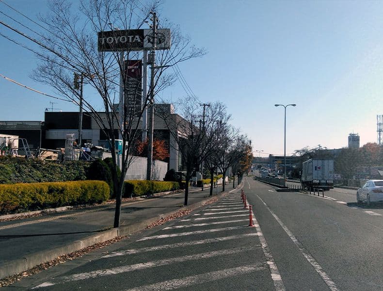 富谷市方面からお越しの場合