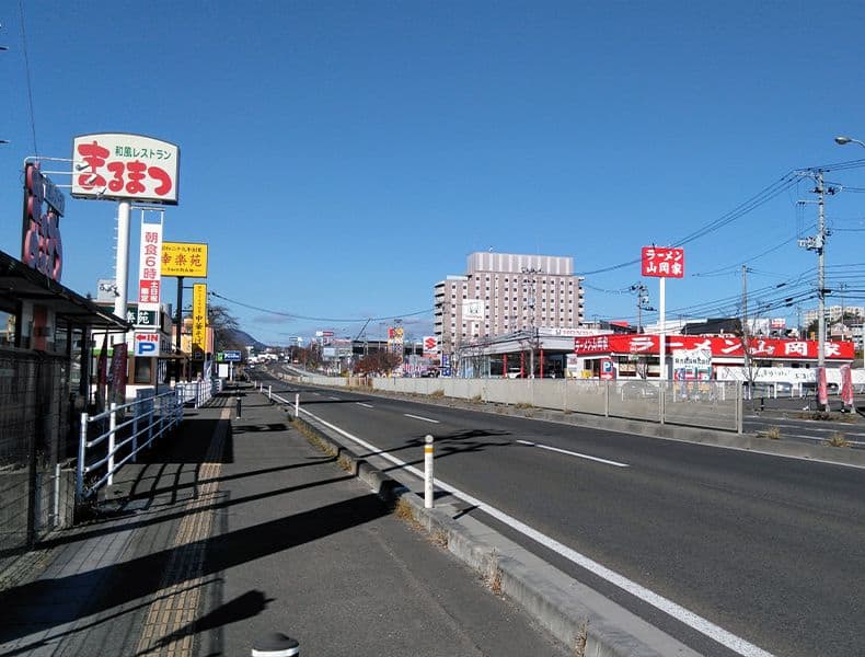 仙台市内方面からお越しの場合