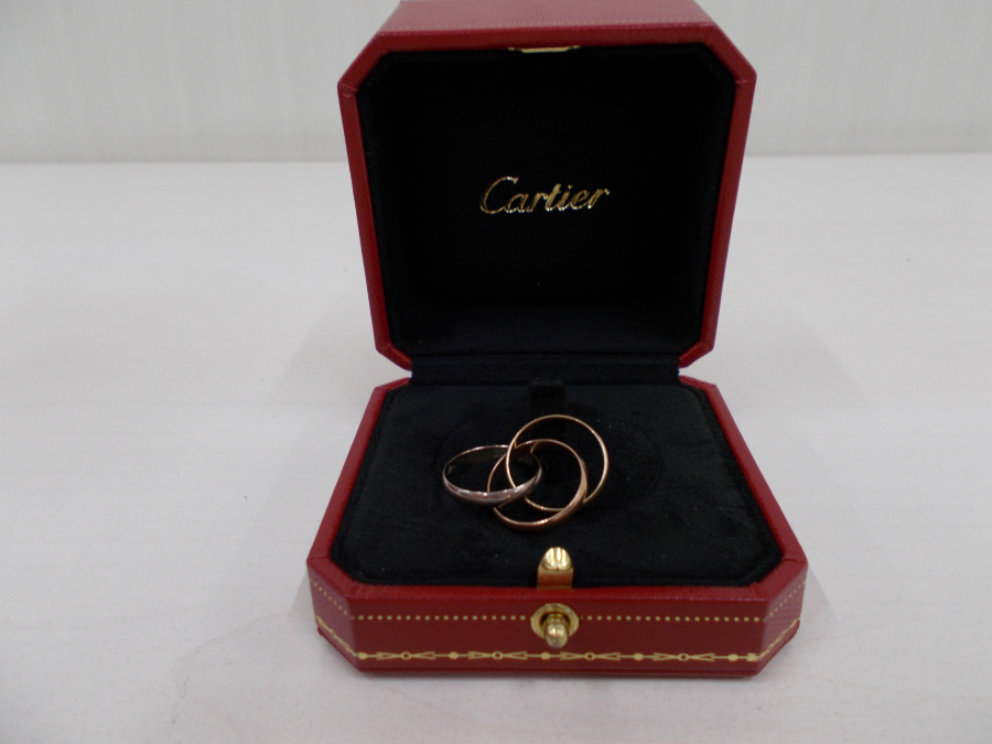 カルティエ18金トリニティリングの買取実績【泉インター店/宮城県/仙台市泉区】 宮城県仙台市にあるザ・ゴールド 泉インター店の画像1