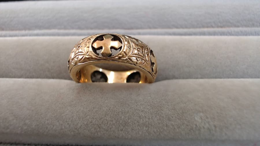 18金リング　【石巻店】 宮城県石巻市にあるザ・ゴールド 石巻店の画像1