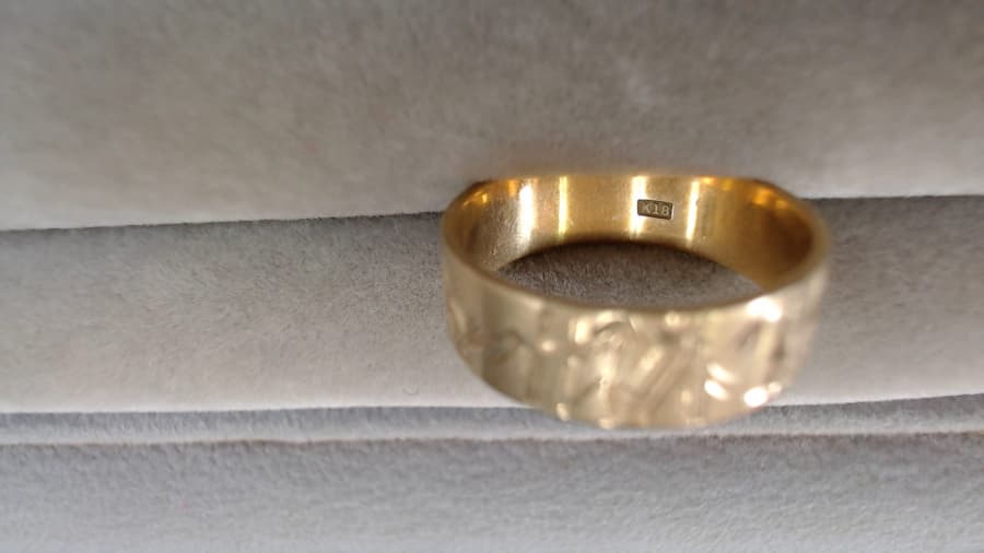 18金リング【石巻店】 宮城県石巻市にあるザ・ゴールド 石巻店の画像1
